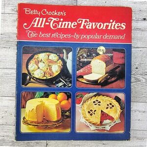 Betty Crockers All Time Favorites Cookbook 1971 1st Print Wire Spiral VERY GOOD‎